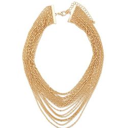 Bijuterii Femei Forever21 High-Polish Layered Necklace Gold