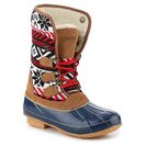 Incaltaminte Femei Khombu Mayana Duck Boot TanNavyRed