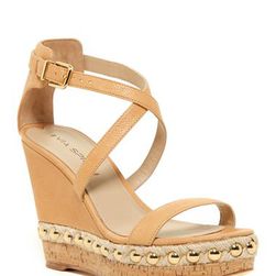 Incaltaminte Femei Via Spiga Moss Wedge Sandal NATURAL