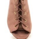 Incaltaminte Femei CheapChic Chic Outlook Lace-up Chunky Heels Mauve