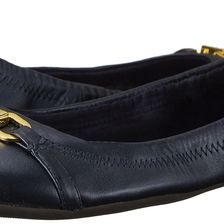 Ralph Lauren Betsy Modern Navy Pearlized Cowhide