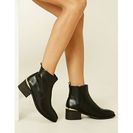 Incaltaminte Femei Forever21 Metal-Trim Booties Black