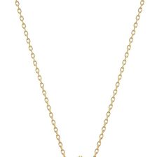 Michael Kors Blush Rush Pave Pyramid Pendant Necklace Gold/Clear