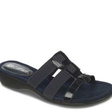 Incaltaminte Femei LifeStride Talk Wedge Sandal Navy