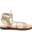 Incaltaminte Femei Madden Girl Lotus Gladiator Sandal Gold Metallic