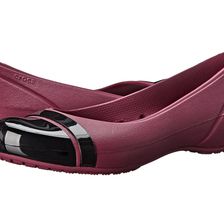 Crocs Cap Toe Flat Plum/Black