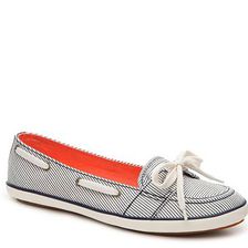 Incaltaminte Femei Keds Teacup Striped Boat Flat - Womens BeigeNavy