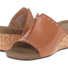 Incaltaminte Femei Rockport Total Motion Taja Slide Rich Tan Embossed Nubuck