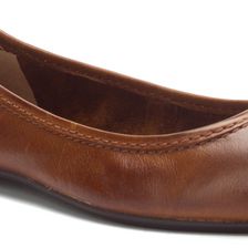 Frye Regina Ballet Cognac Soft Vintage Leather