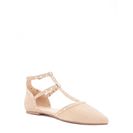 Incaltaminte Femei Forever21 Faux Suede Studded Flats Nude
