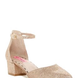 Incaltaminte Femei Betsey Johnson Maibel Ankle Strap Pump CHAMP GLIT