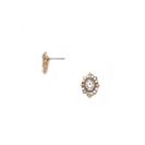 Bijuterii Femei Forever21 Ornate Rhinestone Studs Goldcream