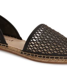 Via Spiga Bernadine d'Orsay Espadrille Flat BLACK
