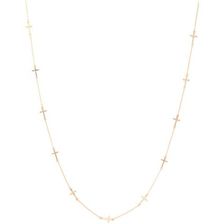 Bijuterii Femei Forever21 Cross Charm Longline Necklace Gold