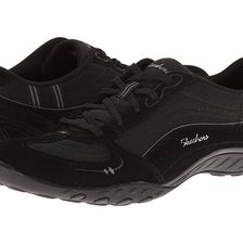 Incaltaminte Femei SKECHERS Relaxed Fit Breathe - Easy - Just Relax BlackCharcoal