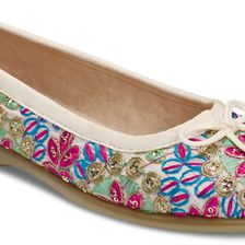 Aerosoles Teashop White Floral