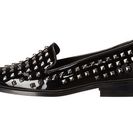 Incaltaminte Femei The Kooples Patent Leather Slippers with Pyramid Studs Black