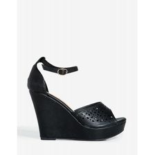 Incaltaminte Femei CheapChic Berlinda-1 Spring Crush Wedge Black
