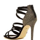 Incaltaminte Femei Nina Shoes Chelsie Strap Sandal Pump black glam suede