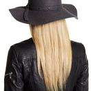 Accesorii Femei David Young Studded Band Wool Felt Floppy Hat GREY