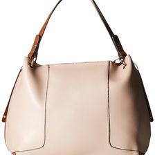 Gabriella Rocha Mariya Color Block Tote with Zipper Detail Beige/Brown
