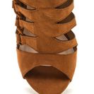 Incaltaminte Femei CheapChic Side Chick Laced-up Faux Suede Booties Whisky
