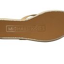 Incaltaminte Femei Michael Kors Emory Flip Flop Gold Metallic