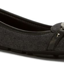 Michael Kors Fulton Moc Charcoal Flannel/Nappa