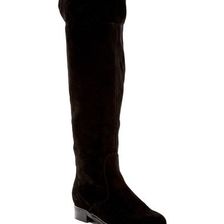 Incaltaminte Femei Charles David Berenson Elastic Back Over-the-Knee Boot BLACK SUEDE