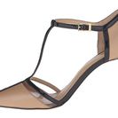 Incaltaminte Femei Michael Kors Samantha T - Strap NudeBlack Smooth KidPatentPlastic