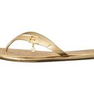 Incaltaminte Femei Michael Kors Emory Flip Flop Gold Metallic