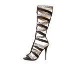 Incaltaminte Femei GX by Gwen Stefani Awstin BlackWhite Matte VachettaWoven