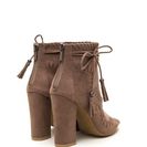 Incaltaminte Femei CheapChic Prairie Tale Woven Peep-toe Booties Lttaupe