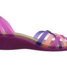 Incaltaminte Femei Crocs Huarache Mini Wedge Vibrant VioletMelon