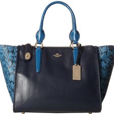 COACH Color Block Exotic Crosby Carryall LI/Navy