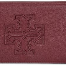 Tory Burch Harper Flat Wallet Leather Crossbody - Dark Merlot N/A