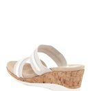 Incaltaminte Femei AK Anne Klein Portier Platform Wedge Sandal WHITE GOLD-WHITE FB