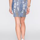 Fustă cu print etno 