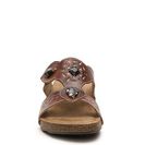 Incaltaminte Femei Spring Step L\' Artiste by Spring Step Inviting Wedge Sandal Brown