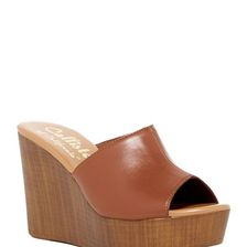 Incaltaminte Femei Callisto Prescot Platform Wedge Clog COGNAC