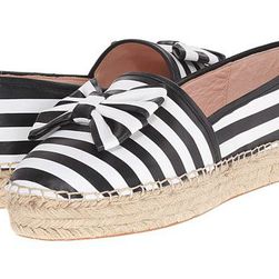 Incaltaminte Femei Kate Spade New York Linds BlackWhite Stripe NappaBlack Nappa