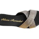 Incaltaminte Femei Athena Alexander Tempo Mesh Wedge Sandal Gold