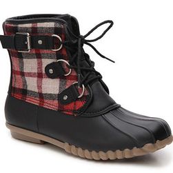 Incaltaminte Femei Bare Traps Fahn Duck Boot BlackBurgundy