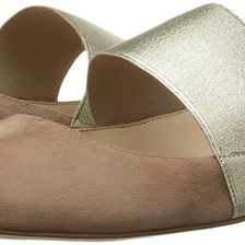 Nine West Seabrook Natural/Light Gold Suede