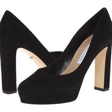 Incaltaminte Femei Diane Von Furstenberg Michelle Black Kid Suede