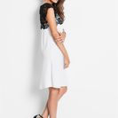 Rochie din şifon cu dantelă 