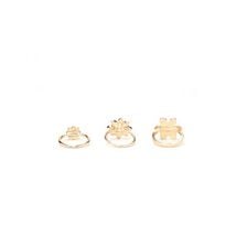 Bijuterii Femei Forever21 Rhinestone Floral Ring Set Goldblush