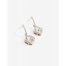 Bijuterii Femei CheapChic Laura Dia Drop Rhinestone Earring Met Slvr