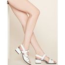 Incaltaminte Femei Forever21 Eeight Lima Buckled Sandals Whiteblack