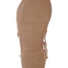 Incaltaminte Femei Steve Madden Zeusss Flat Gladiator Sandal Women NATURAL LEATHER